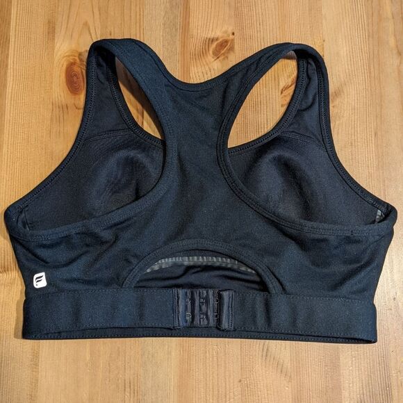 Fabletics black sport athletic bra size Small c007 - Picture 5 of 8